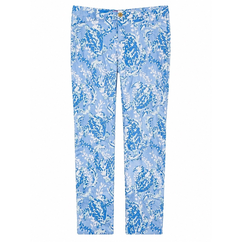 Lilly Pulitzer Kelly Knit Skinny Ankle Pants Turtley Awesome Size 2